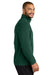 Port Authority F700 Mens C-FREE Raglan Pill Resistant Fleece Full Zip Jacket Dark Green Model Side
