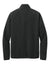 Port Authority F700 Mens C-FREE Raglan Pill Resistant Fleece Full Zip Jacket Deep Black Flat Back