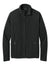 Port Authority F700 Mens C-FREE Raglan Pill Resistant Fleece Full Zip Jacket Deep Black Flat Front