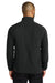 Port Authority F700 Mens C-FREE Raglan Pill Resistant Fleece Full Zip Jacket Deep Black Model Back