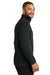 Port Authority F700 Mens C-FREE Raglan Pill Resistant Fleece Full Zip Jacket Deep Black Model Side