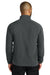 Port Authority F700 Mens C-FREE Raglan Pill Resistant Fleece Full Zip Jacket Steel Grey Model Back