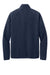 Port Authority F700 Mens C-FREE Raglan Pill Resistant Fleece Full Zip Jacket True Navy Blue Flat Back