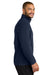 Port Authority F700 Mens C-FREE Raglan Pill Resistant Fleece Full Zip Jacket True Navy Blue Model Side