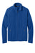 Port Authority F700 Mens C-FREE Raglan Pill Resistant Fleece Full Zip Jacket True Royal Blue Flat Front