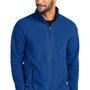 Port Authority Mens C-FREE Raglan Pill Resistant Fleece Full Zip Jacket - True Royal Blue