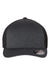 Flexfit Hats 5511UP Mens UniPanel Stretch Fit Hat Dark Grey Melange/Black Flat Front