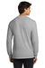 Gildan G2400/2400 Mens Ultra Long Sleeve Crewneck T-Shirt Ash Grey Model Back