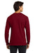 Gildan G2400/2400 Mens Ultra Long Sleeve Crewneck T-Shirt Cardinal Red Model Back