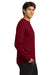 Gildan G2400/2400 Mens Ultra Long Sleeve Crewneck T-Shirt Cardinal Red Model Side