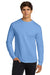 Gildan G2400/2400 Mens Ultra Long Sleeve Crewneck T-Shirt Carolina Blue Model Front