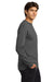 Gildan G2400/2400 Mens Ultra Long Sleeve Crewneck T-Shirt Charcoal Grey Model Side