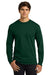 Gildan G2400/2400 Mens Ultra Long Sleeve Crewneck T-Shirt Forest Green Model Front
