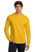 Gildan G2400/2400 Mens Ultra Long Sleeve Crewneck T-Shirt Gold Model Front