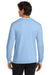 Gildan G2400/2400 Mens Ultra Long Sleeve Crewneck T-Shirt Light Blue Model Back