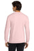 Gildan G2400/2400 Mens Ultra Long Sleeve Crewneck T-Shirt Light Pink Model Back