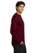 Gildan G2400/2400 Mens Ultra Long Sleeve Crewneck T-Shirt Maroon Model Side