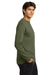 Gildan G2400/2400 Mens Ultra Long Sleeve Crewneck T-Shirt Military Green Model Side
