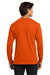 Gildan G2400/2400 Mens Ultra Long Sleeve Crewneck T-Shirt Orange Model Back