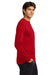 Gildan G2400/2400 Mens Ultra Long Sleeve Crewneck T-Shirt Red Model Side