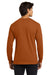 Gildan G2400/2400 Mens Ultra Long Sleeve Crewneck T-Shirt Texas Orange Model Back