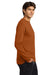 Gildan G2400/2400 Mens Ultra Long Sleeve Crewneck T-Shirt Texas Orange Model Side