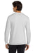 Gildan G2400/2400 Mens Ultra Long Sleeve Crewneck T-Shirt White Model Back