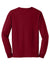 Gildan G2400/2400 Mens Ultra Long Sleeve Crewneck T-Shirt Cardinal Red Flat Back