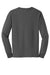 Gildan G2400/2400 Mens Ultra Long Sleeve Crewneck T-Shirt Charcoal Grey Flat Back