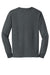 Gildan G2400/2400 Mens Ultra Long Sleeve Crewneck T-Shirt Heather Dark Grey Flat Back