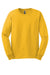 Gildan G2400/2400 Mens Ultra Long Sleeve Crewneck T-Shirt Gold Flat Front