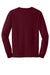 Gildan G2400/2400 Mens Ultra Long Sleeve Crewneck T-Shirt Maroon Flat Back