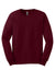 Gildan G2400/2400 Mens Ultra Long Sleeve Crewneck T-Shirt Maroon Flat Front