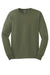 Gildan G2400/2400 Mens Ultra Long Sleeve Crewneck T-Shirt Military Green Flat Front