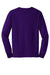 Gildan G2400/2400 Mens Ultra Long Sleeve Crewneck T-Shirt Purple Flat Back