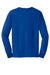 Gildan G2400/2400 Mens Ultra Long Sleeve Crewneck T-Shirt Royal Blue Flat Back