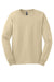 Gildan G2400/2400 Mens Ultra Long Sleeve Crewneck T-Shirt Sand Flat Front