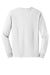 Gildan G2400/2400 Mens Ultra Long Sleeve Crewneck T-Shirt White Flat Back