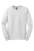 Gildan G2400/2400 Mens Ultra Long Sleeve Crewneck T-Shirt White Flat Front