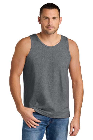 Gildan G5200/5200 Mens Tank Top Heather Graphite Grey Model Front