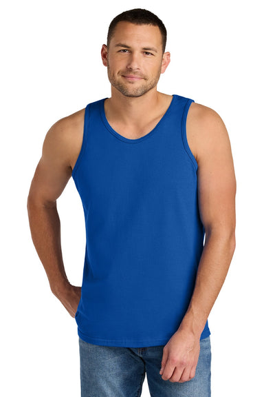 Gildan G5200/5200 Mens Tank Top Royal Blue Model Front
