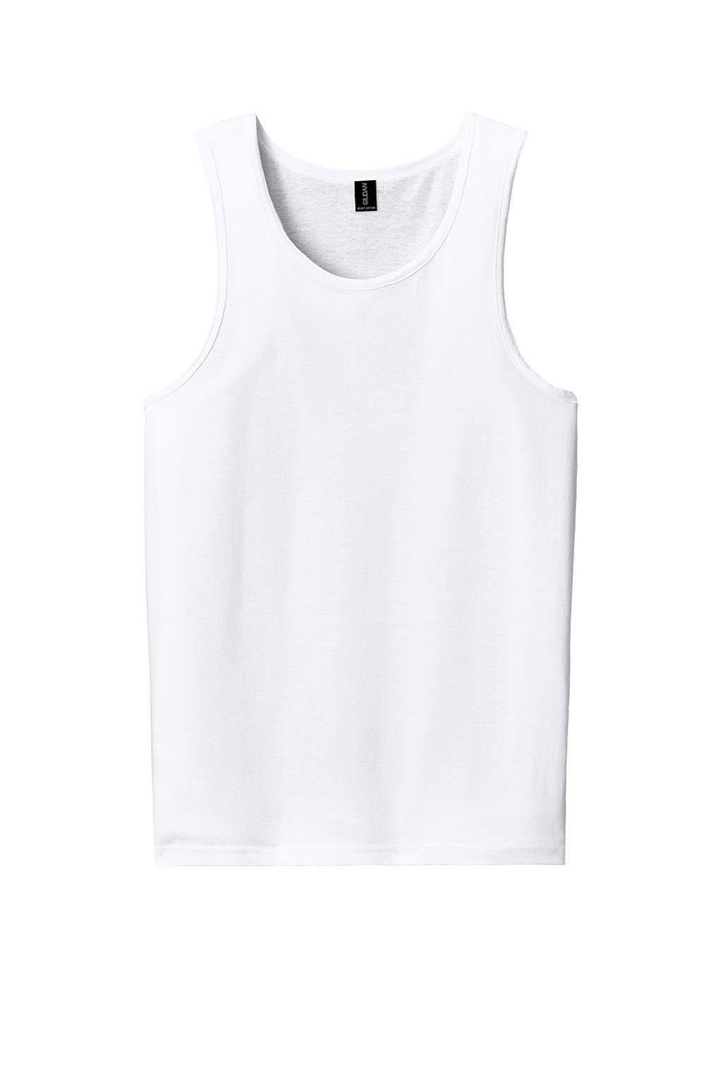 Gildan G5200/5200 Mens Tank Top White Flat Front