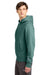 Champion GDS101 Mens Reverse Weave Garment Dyed Hooded Sweatshirt Hoodie w/ Pouch Pocket Cactus Green Model Side