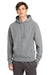 Champion GDS101 Mens Reverse Weave Garment Dyed Hooded Sweatshirt Hoodie w/ Pouch Pocket Concrete Grey Model Front