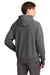 Champion GDS101 Mens Reverse Weave Garment Dyed Hooded Sweatshirt Hoodie w/ Pouch Pocket New Railroad Grey Model Back