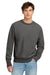 Champion GDS149 Mens Reverse Weave Garment Dyed Crewneck Sweatshirt New Railroad Grey Model Front