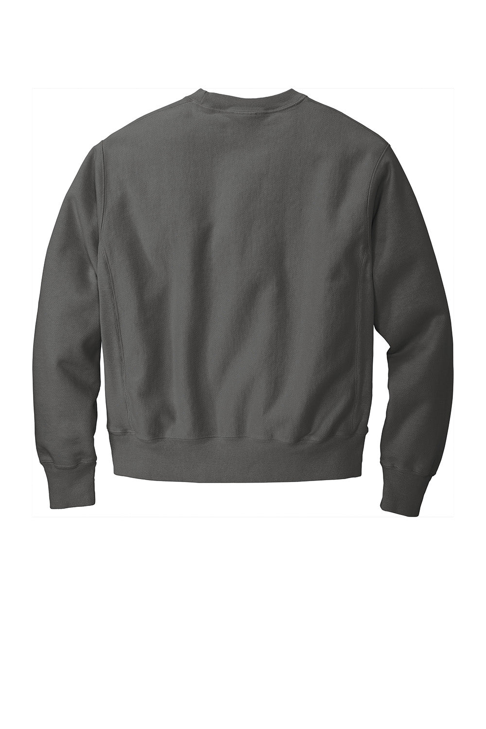 Champion GDS149 Mens Reverse Weave Garment Dyed Crewneck Sweatshirt New Railroad Grey Flat Back