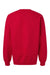 Gildan 19000 Mens Hammer Maxweight Crewneck Sweatshirt Cherry Red Flat Back
