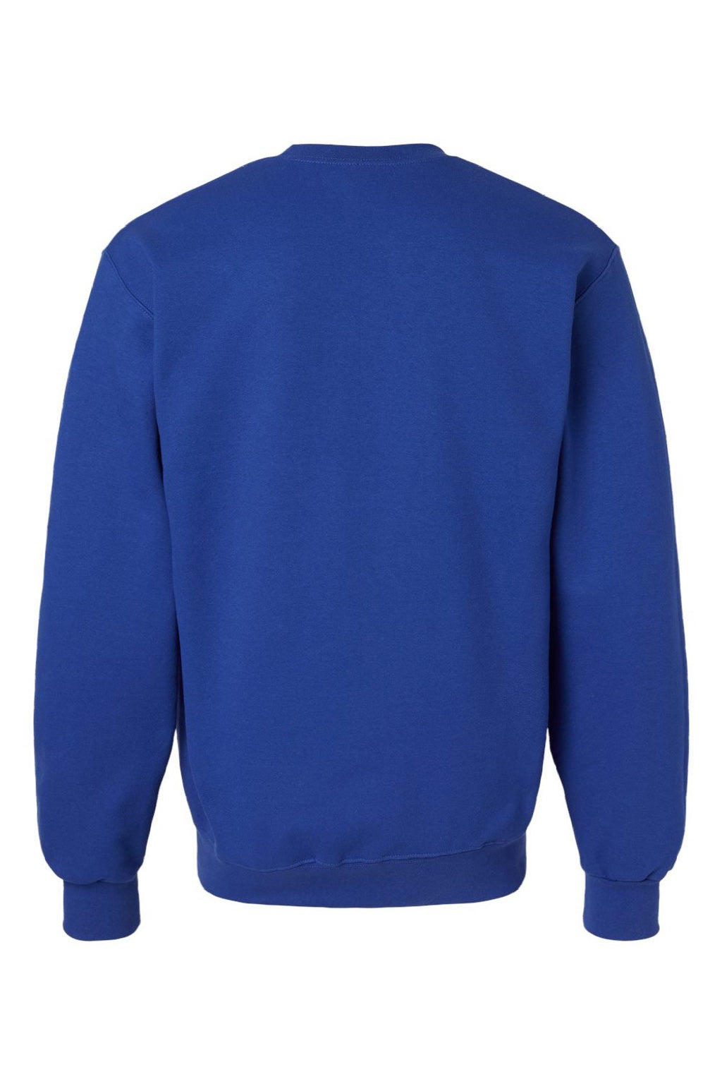 Gildan 19000 Mens Hammer Maxweight Crewneck Sweatshirt Deep Royal Blue Flat Back