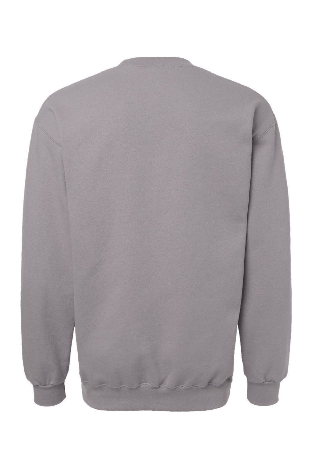 Gildan 19000 Mens Hammer Maxweight Crewneck Sweatshirt Gravel Grey Flat Back